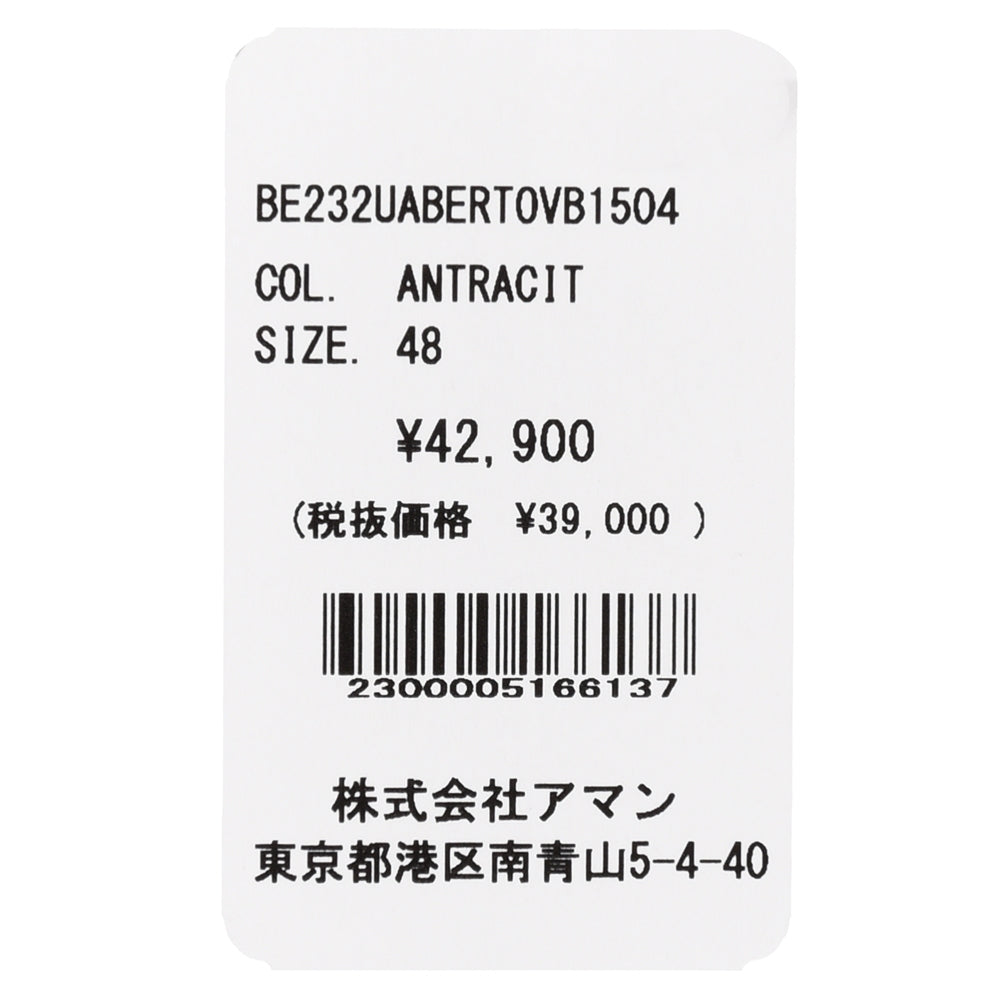 BERWICH(ベルウィッチ) BERTOベルト ウールフランネル1プリーツバックシャーリングテーパードパンツ VB1504