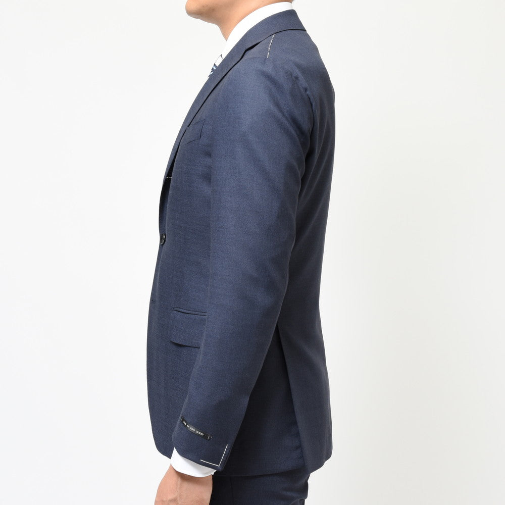 guji(グジ) SUPER150's 6プライウール3B1プリーツスーツ(MADE BY RING JACKET / LoroPianaファブリック使用)