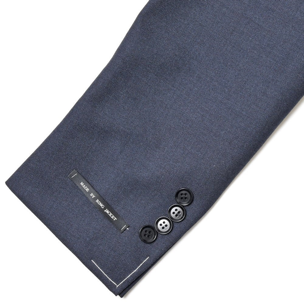 guji(グジ) SUPER150's 6プライウール3B1プリーツスーツ(MADE BY RING JACKET / LoroPianaファブリック使用)