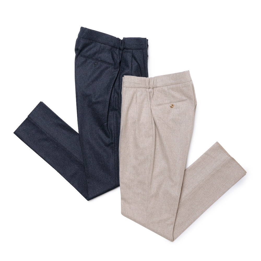 ベルウィッチ / BR別注 フランネル 2プリーツ パンツ/SCOTCH RELAX_GOLD/VB1504