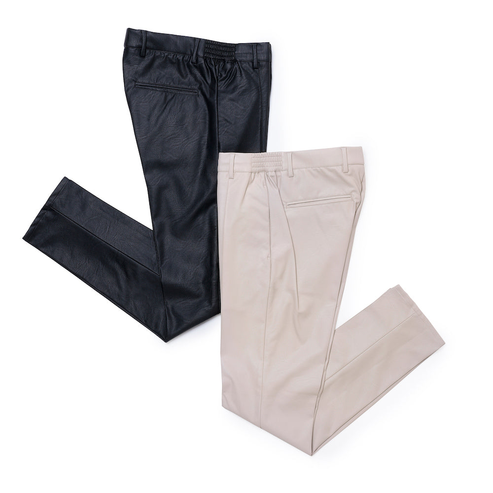 ジャブスアルキヴィオ / 【70TH Anniv.】giabs_GOLD シンセティックレザー ノープリーツ リラックスパンツ/MASACCIO/GD70-A5419