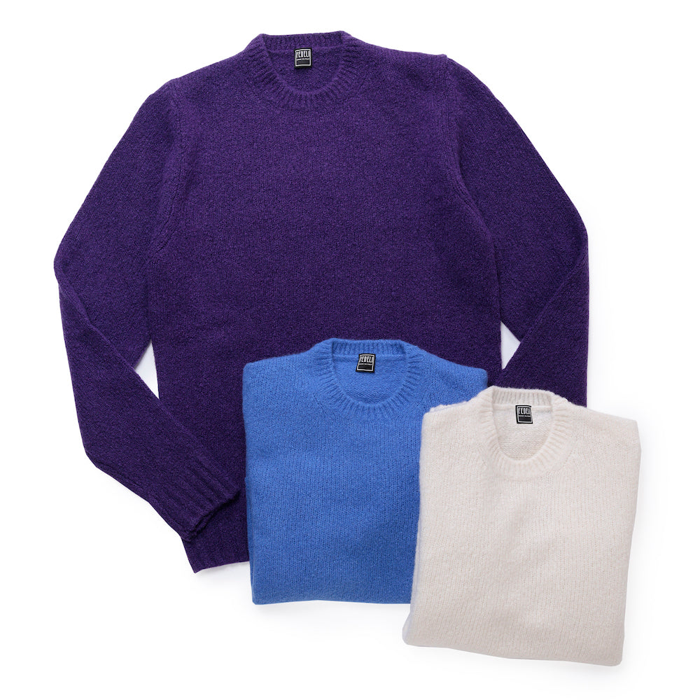 フェデリ / クルーネック ニット(re-cashmere)/ARG ML