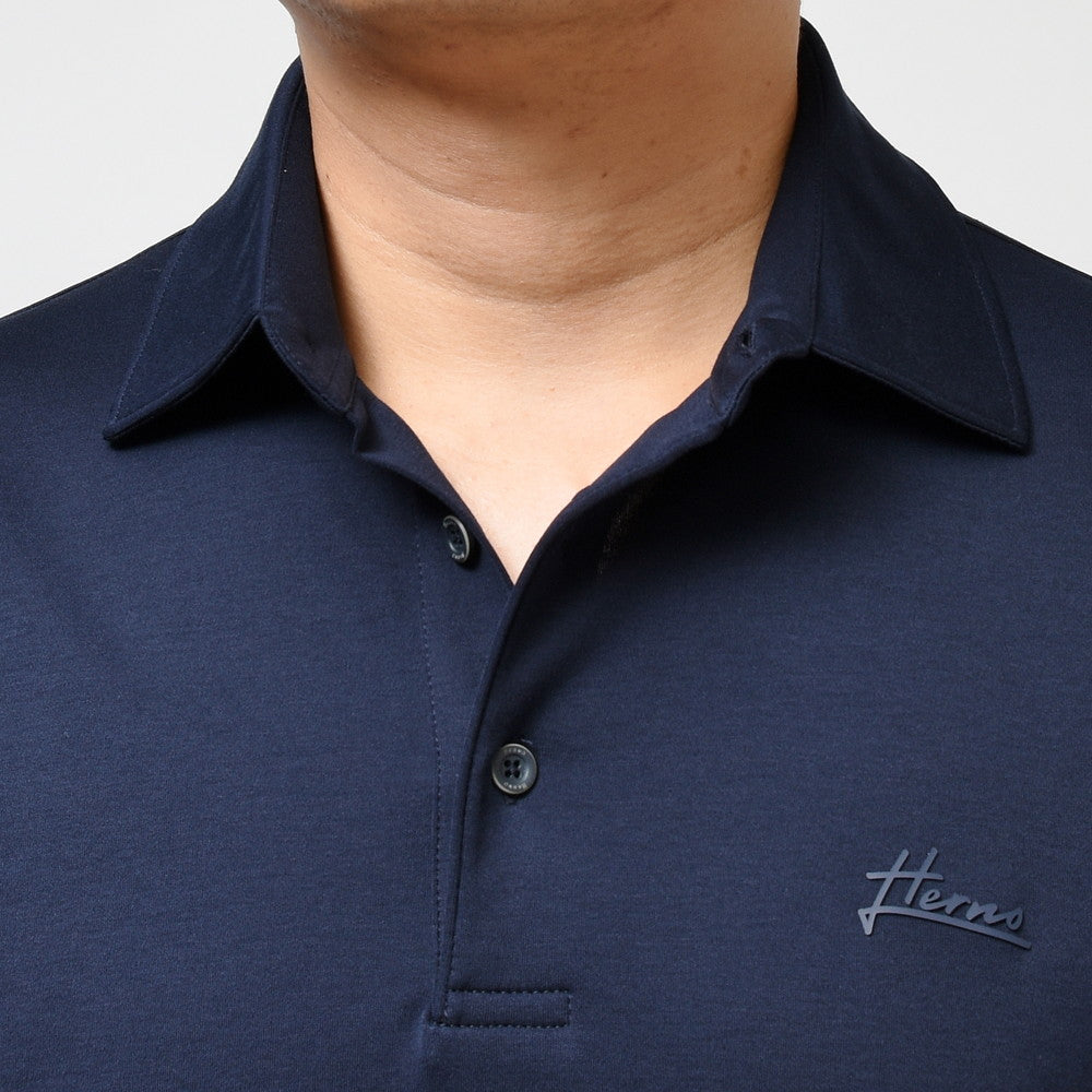 HERNO(ヘルノ) RESORTリゾート コットンジャージS/Sポロ JPL0001UR-52052