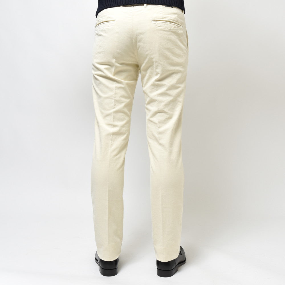 INCOTEX SLACKS(インコテックス スラックス) SLIM FIT ガーメントダイコットンストレッチギャバジンテーパードパンツ 17S100-4611D