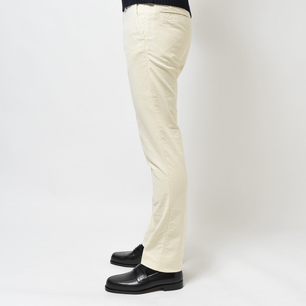 INCOTEX SLACKS(インコテックス スラックス) SLIM FIT ガーメントダイコットンストレッチギャバジンテーパードパンツ 17S100-4611D