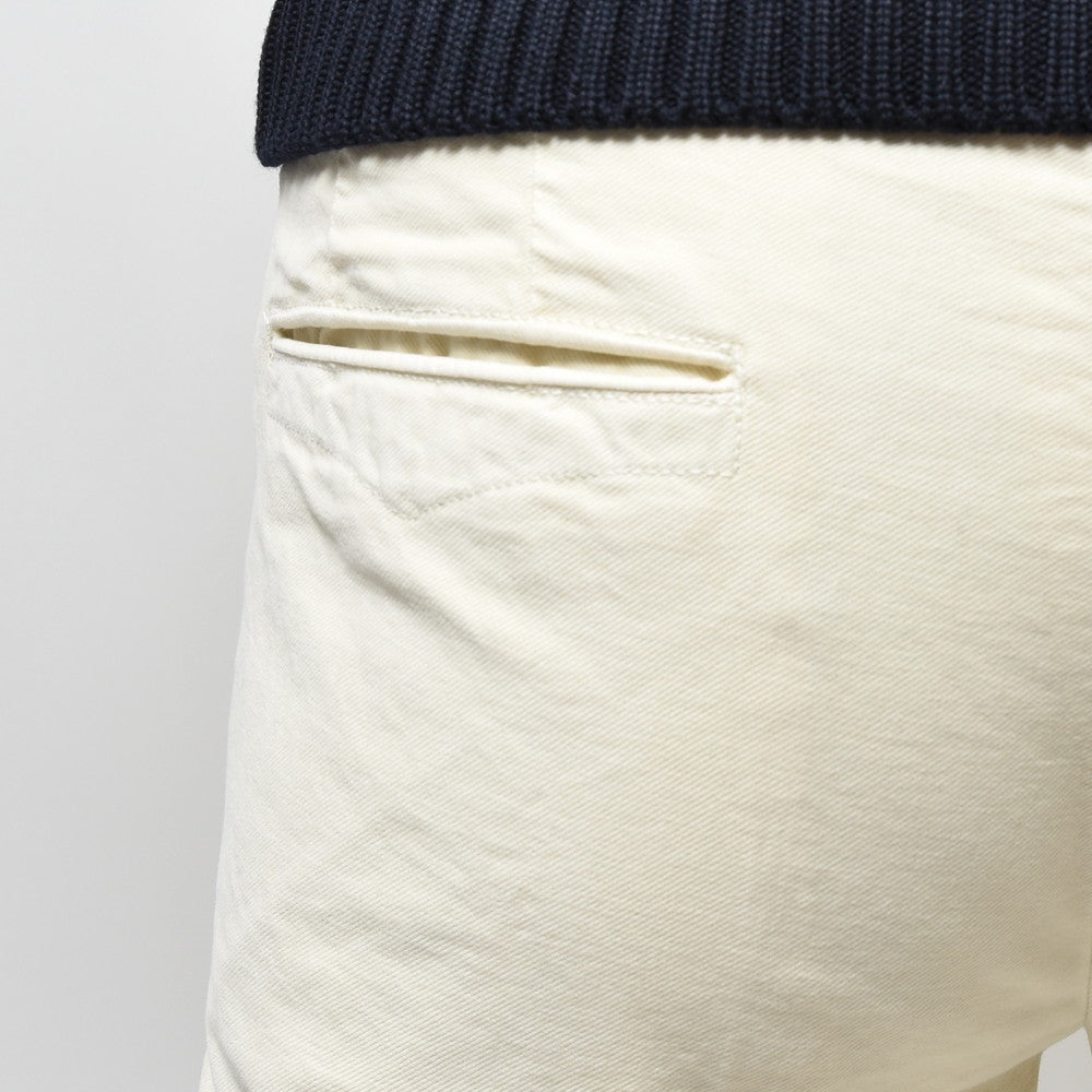 INCOTEX SLACKS(インコテックス スラックス) SLIM FIT ガーメントダイコットンストレッチギャバジンテーパードパンツ 17S100-4611D