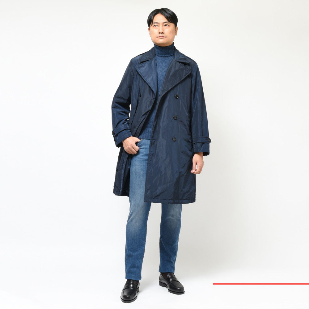 RR(アールアール) ポリエステルトレンチコートROMANO FW/MEMO