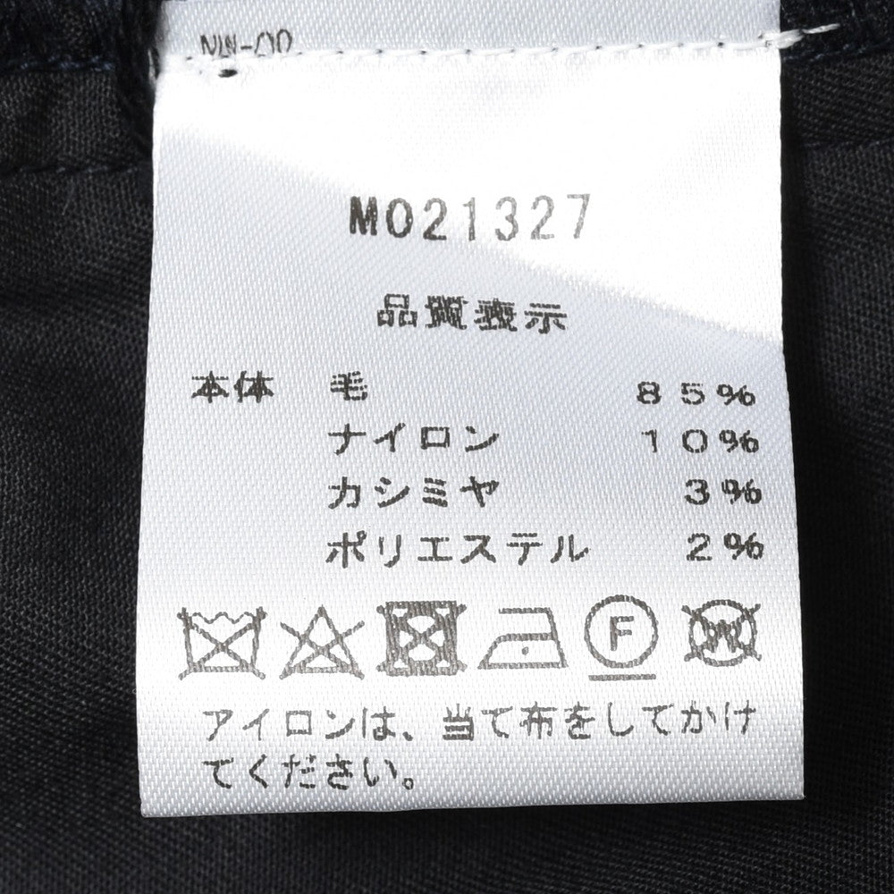 moncao(モンサオ) ウールナイロンフランネル1Pシャーリングテーパードパンツ M021327