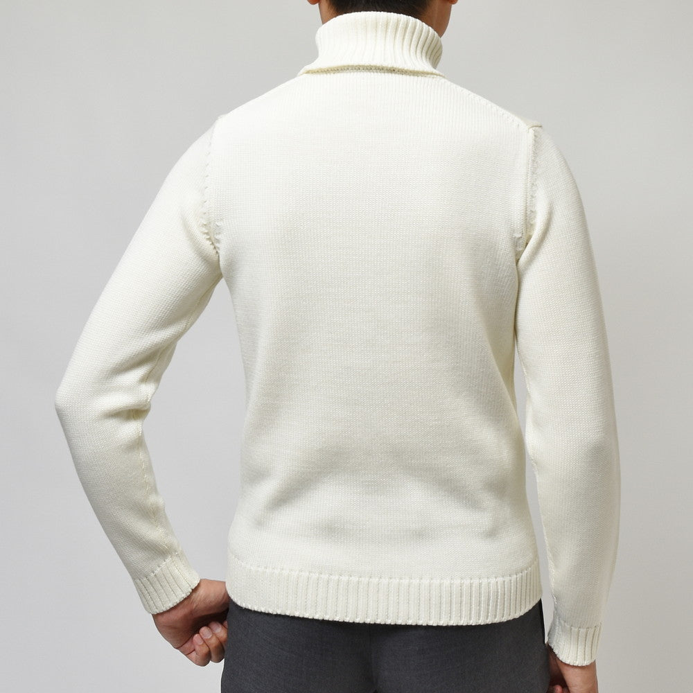 ZANONE(ザノーネ) 5ゲージウールソリッドタートルネックニット DV/SLIM FIT/812516/ZR229