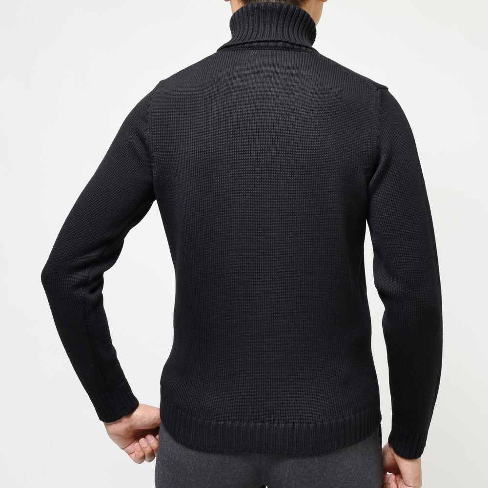 ZANONE(ザノーネ) 5ゲージウールソリッドタートルネックニット DV/SLIM FIT/812516/ZR229