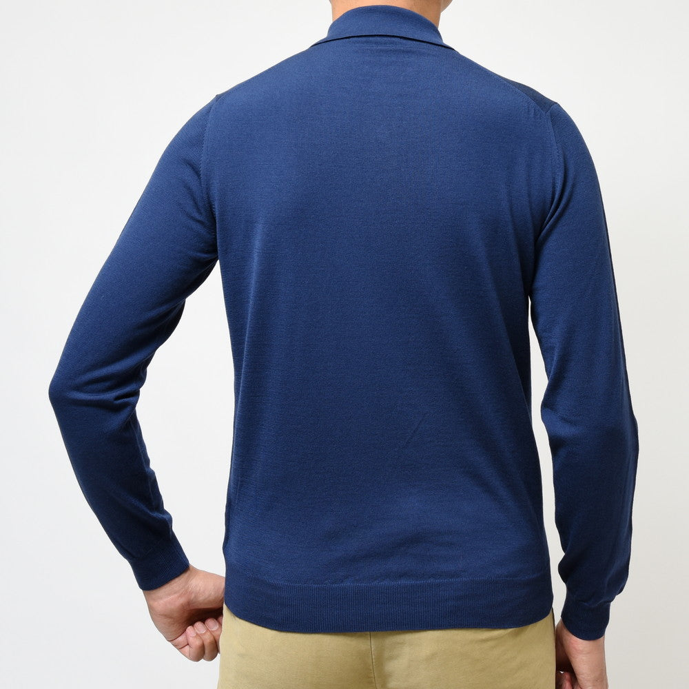 ZANONE(ザノーネ) 18ゲージウールソリッドニットポロ POLO/SLIM FIT/810002/Z0290