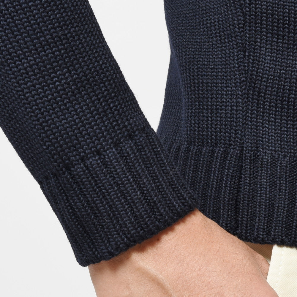 ZANONE(ザノーネ) 5ゲージウールソリッドクルーネックニット GIRO/SLIM FIT/812527/ZR229