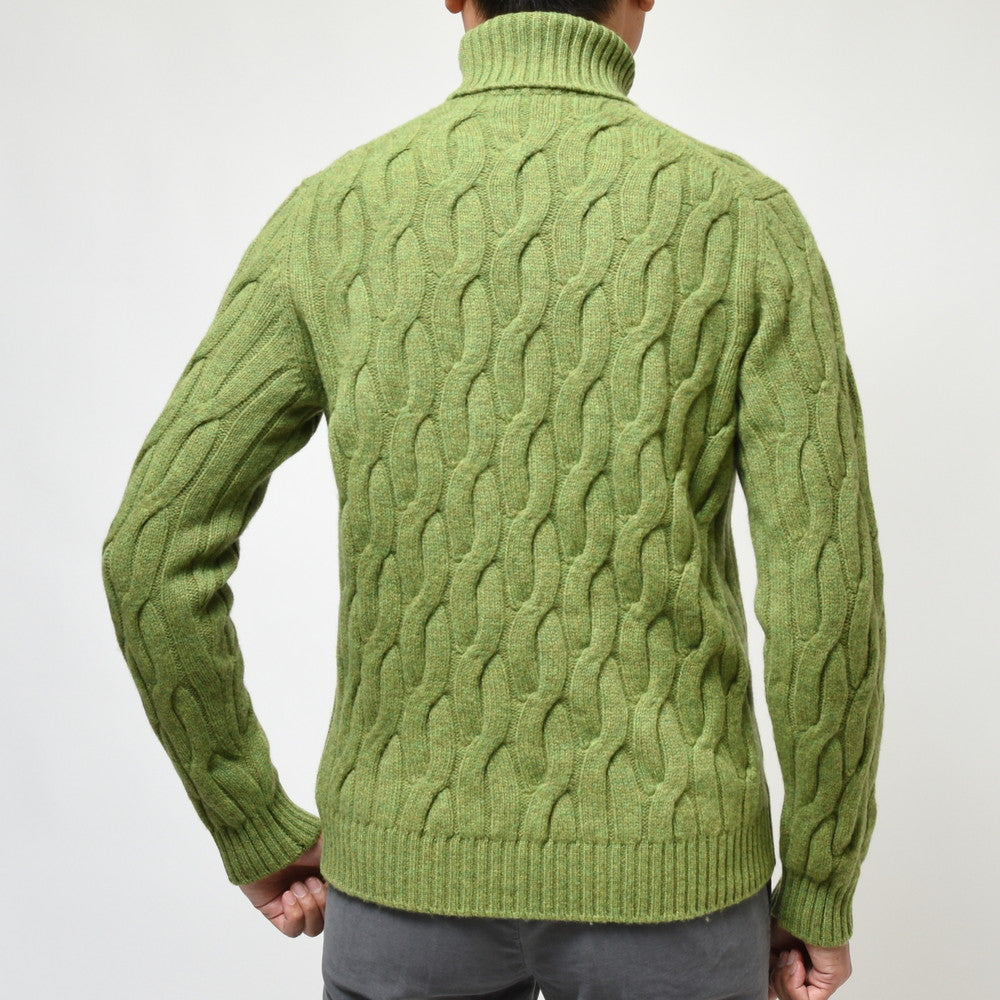 ZANONE(ザノーネ) 5ゲージウールケーブルタートルネックニット DV/SLIM FIT/813111/ZN209