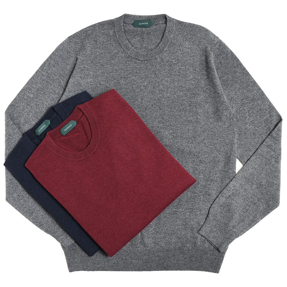 ZANONE(ザノーネ) 12ゲージカシミアクルーネックニット GIRO/SLIM FIT/812530/ZK126