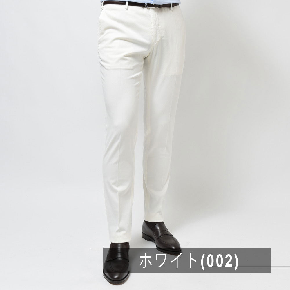 INCOTEX(インコテックス) TAPERED FIT ガーメントダイストレッチコットンピーチツイルテーパードパンツ 1W0018-4055B