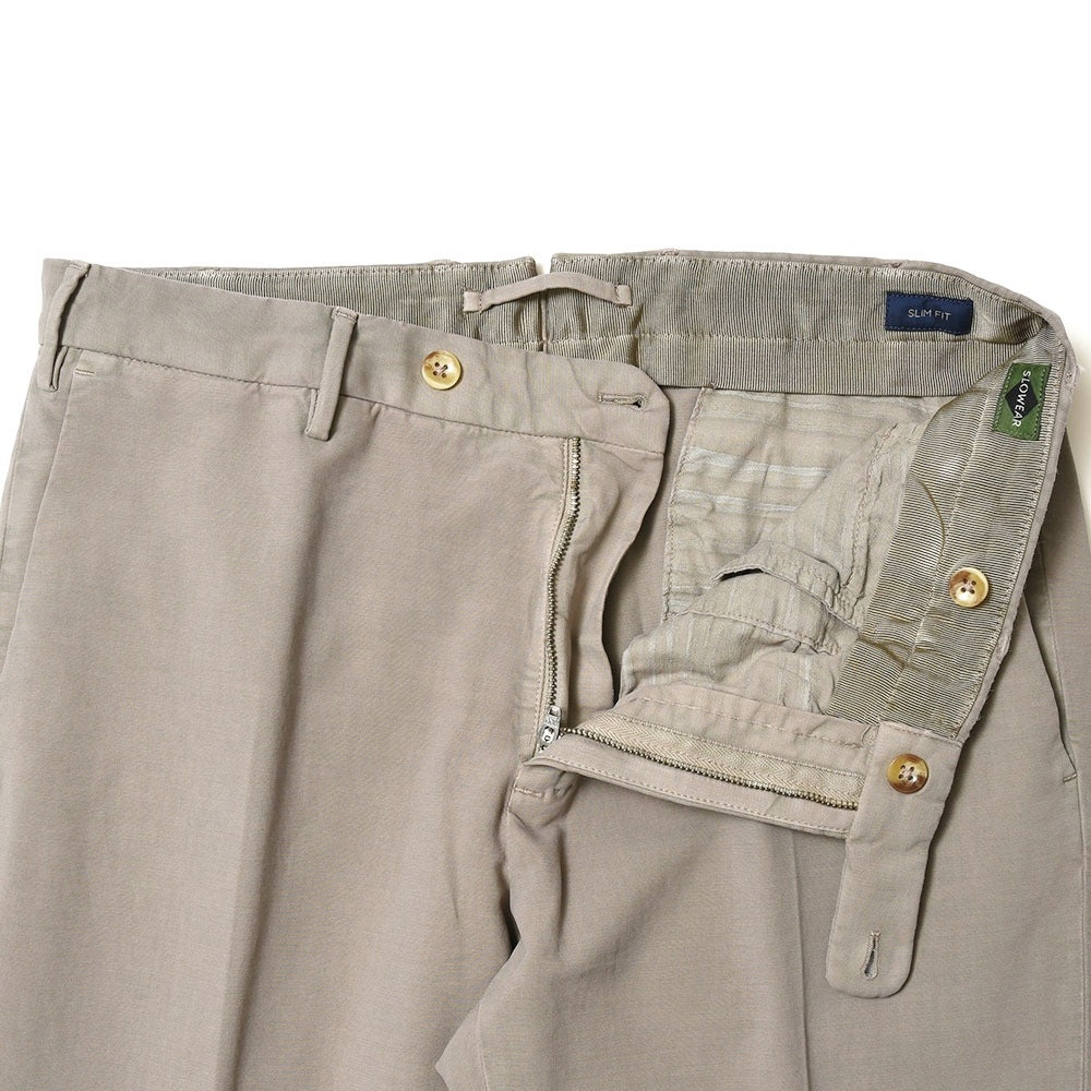 INCOTEX(インコテックス) SLIM FIT ガーメントダイストレッチコットンドスキンテーパードパンツ 1W0030-4539A