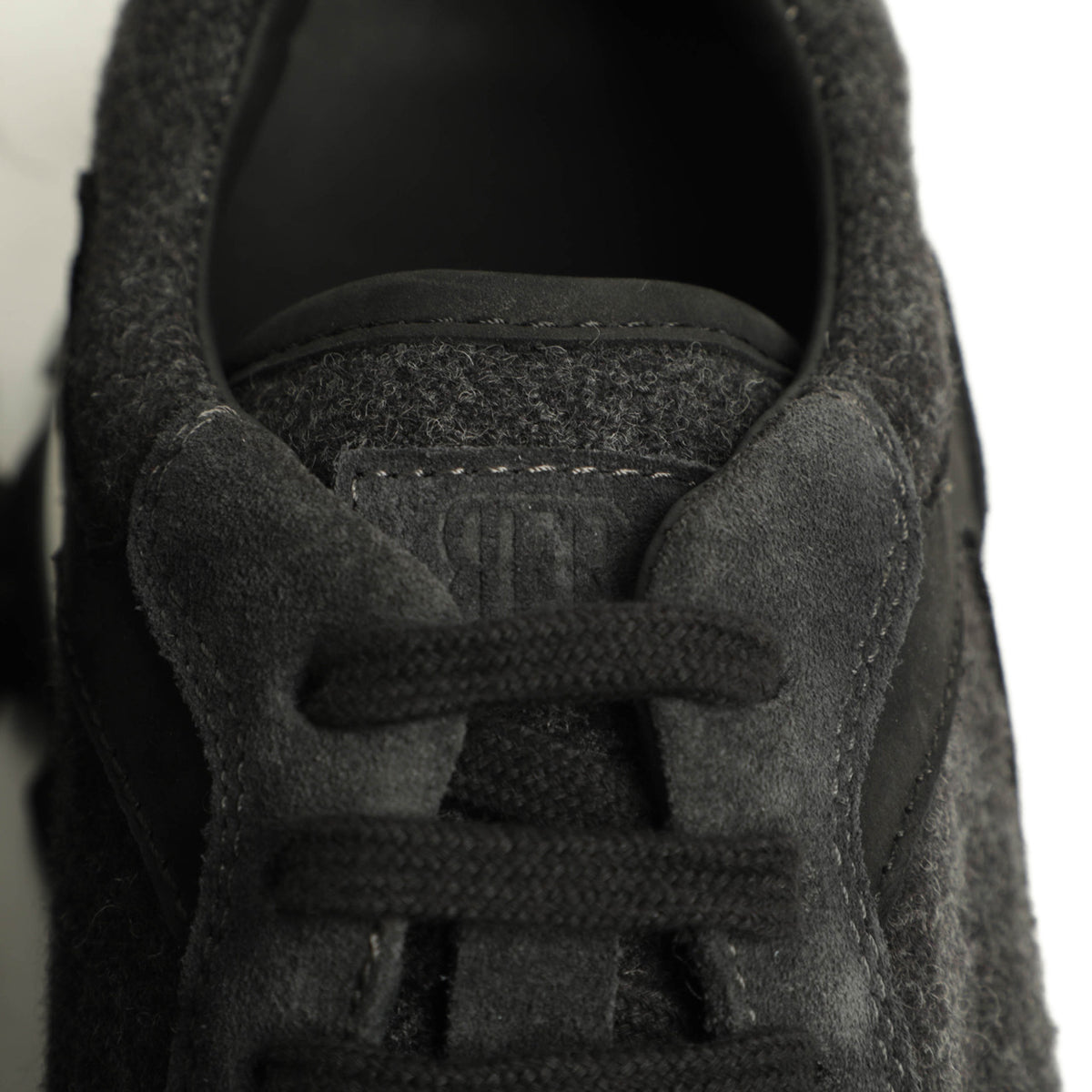ペルノイ×ファビアノリッチ / 【菅原靴店別注モデル】コンビ レースアップ ローカットスニーカー /U1362A/NERO