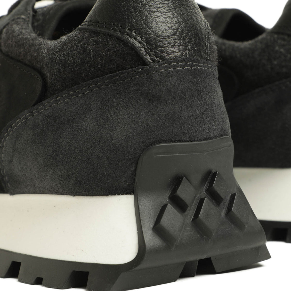 ペルノイ×ファビアノリッチ / 【菅原靴店別注モデル】コンビ レースアップ ローカットスニーカー /U1362A/NERO