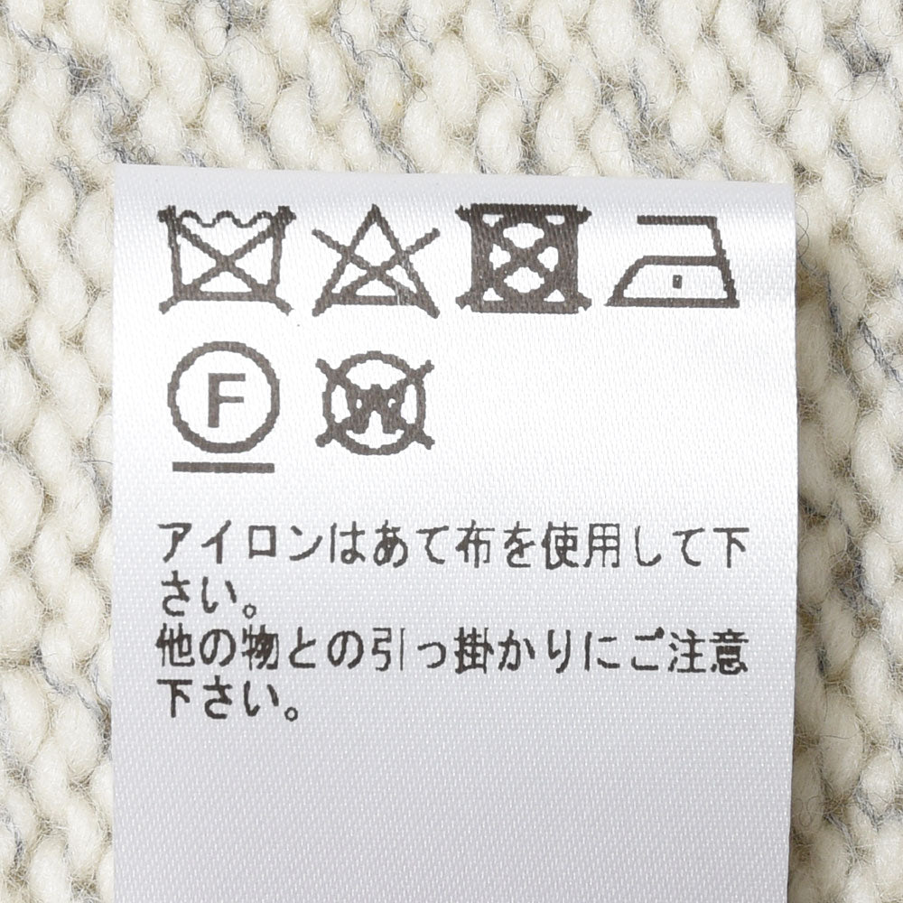 FEDELI(フェデリ) ローゲージカシミアメランジクルーネックニット ARG ML CH MALFILE