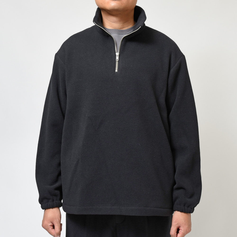 moncao(モンサオ) ポリエステルレーヨンフリースハーフジップハイネックプルオーバー M021331