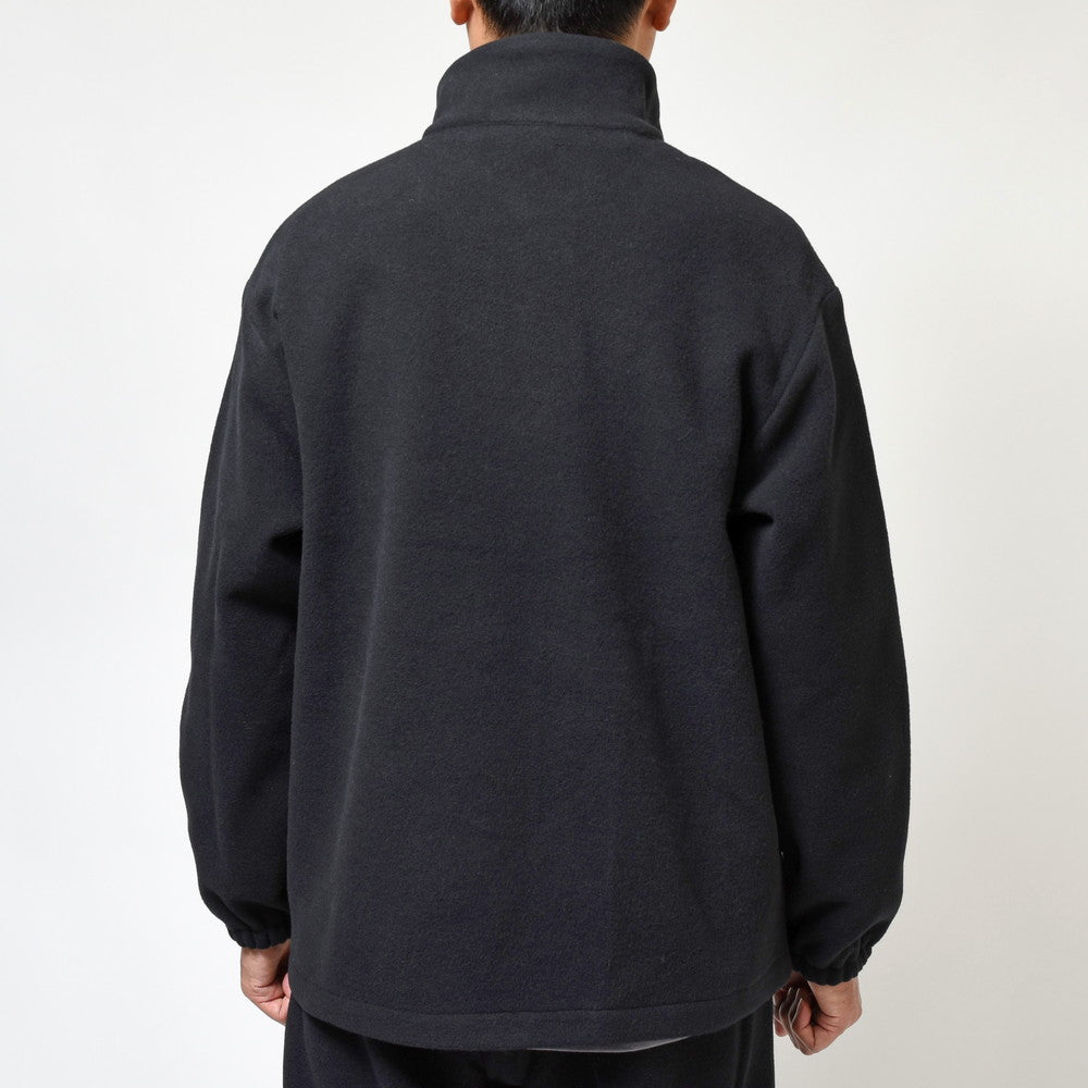 moncao(モンサオ) ポリエステルレーヨンフリースハーフジップハイネックプルオーバー M021331