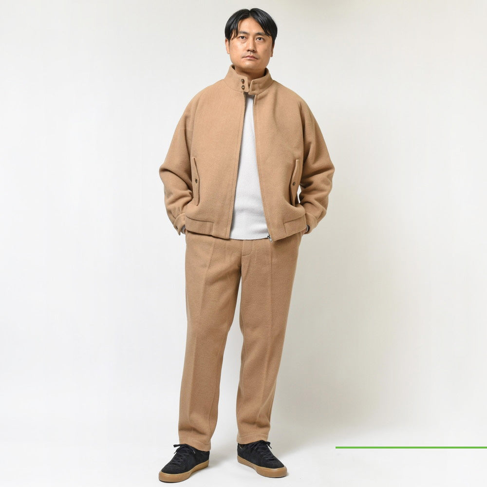 moncao(モンサオ) ポリエステルレーヨンフリーススウィングトップブルゾン M021325