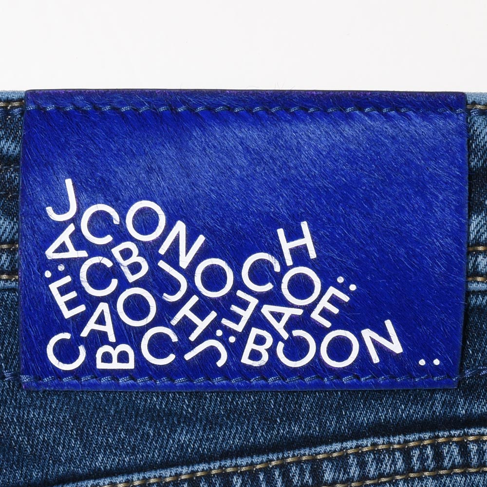 JACOB COHEN(ヤコブコーエン) BARDバード PREMIUM EDITION ハードウォッシュドコットンストレッチ テーパードフィットペイントデニム 226-62525