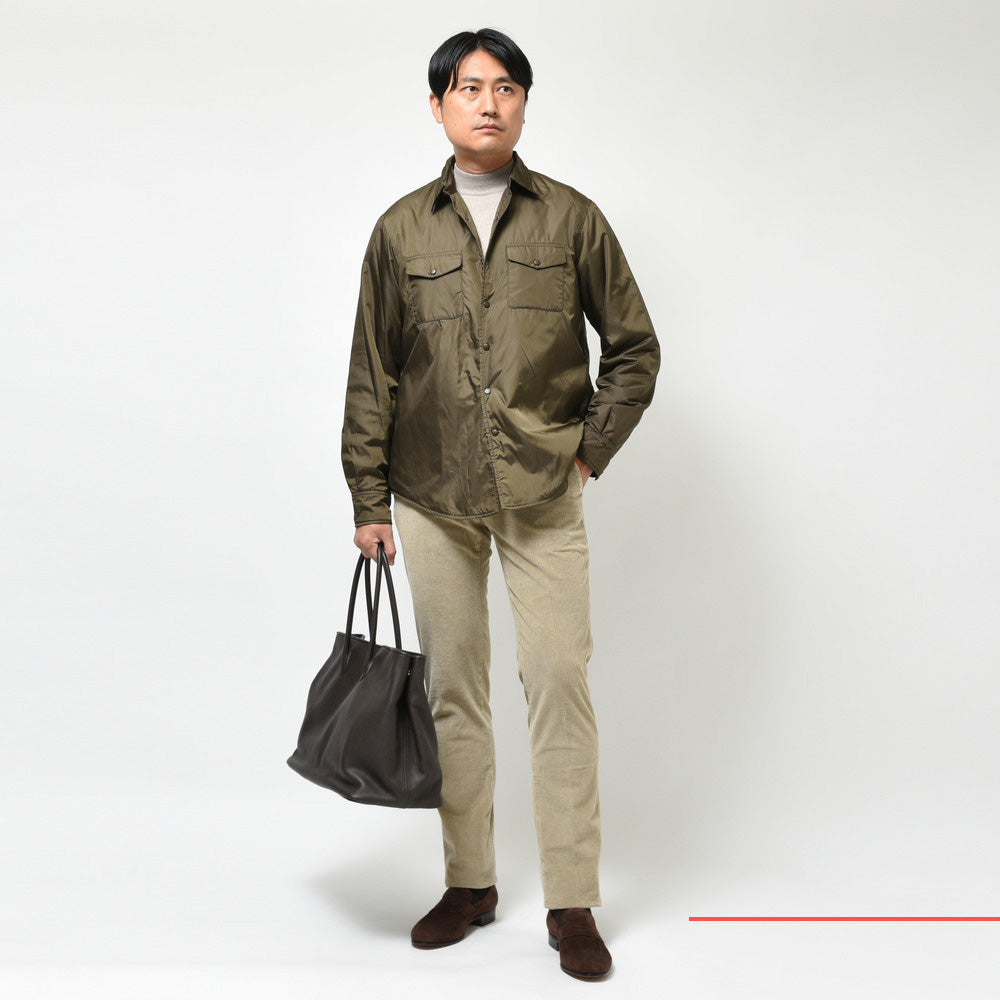 ASPESI(アスペジ) パデッドナイロンCPOシャツ I029 13PIU/22921II0297961