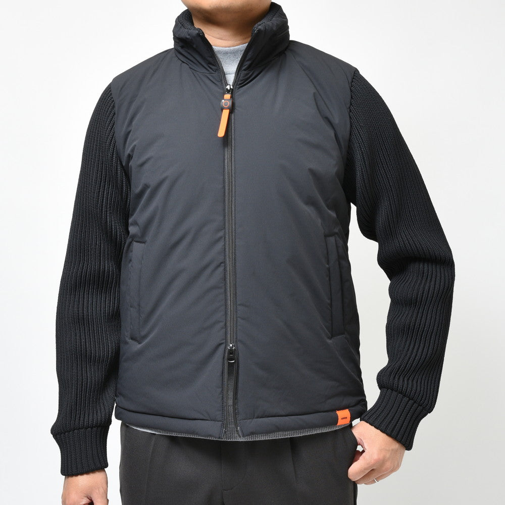 ASPESI(アスペジ) パデッドストレッチナイロン×ローゲージポリエステルニットハイブリッドブルゾン 2I01 BERG/24924I2I01L589