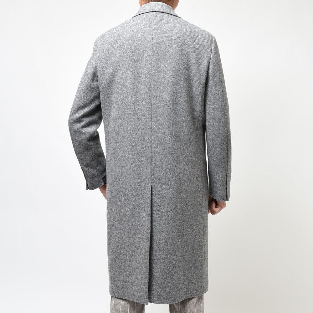 GIANFRANCO BOMMEZZADRI(ジャンフランコ ボメザドリ) ウールカシミアダイアゴナルソフトツィードチェスターフィールドコート L-COAT-J/Q2009