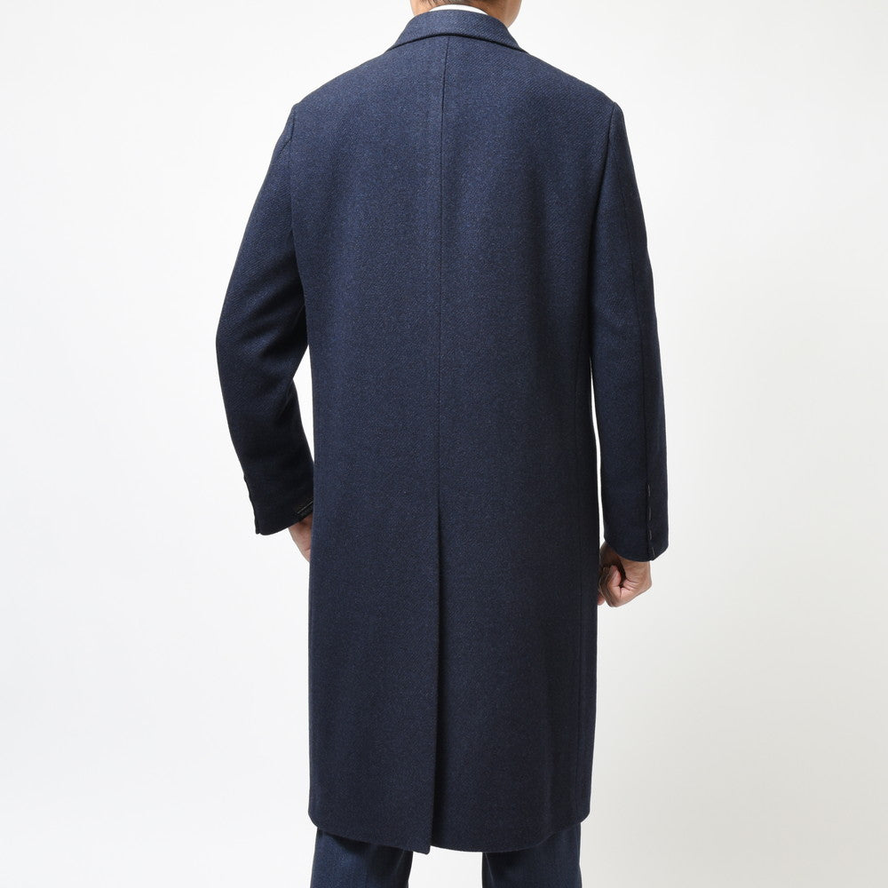 GIANFRANCO BOMMEZZADRI(ジャンフランコ ボメザドリ) ウールカシミアダイアゴナルソフトツィードチェスターフィールドコート L-COAT-J/Q2009