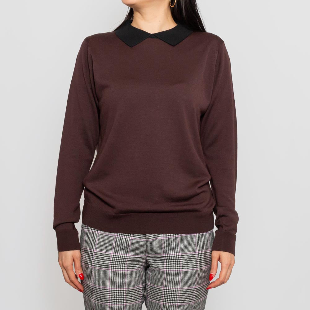 JOHN SMEDLEY(ジョンスメドレー)<BR>A4601 日本限定 ロングスリーブ クレリックニットポロ