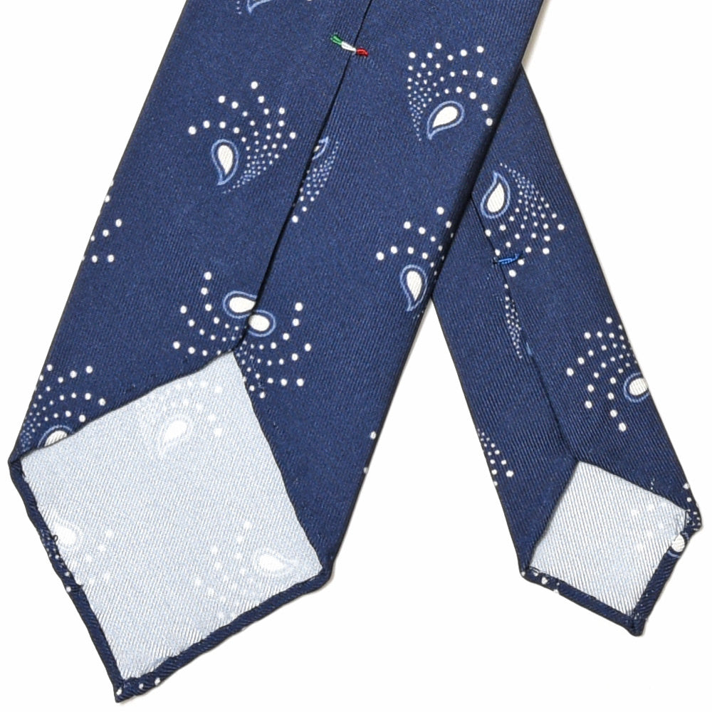 Stefano Cau(ステファノ カウ) シルクツイルウォータードロッププリントスフォデラートタイ 3297