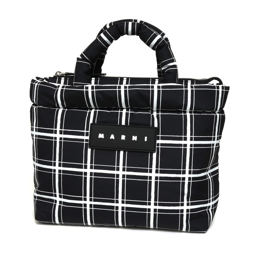 MARNI(マルニ) Puff ポリエステルチェック2WAYショルダーバッグ BMMQ0034U0 P6262