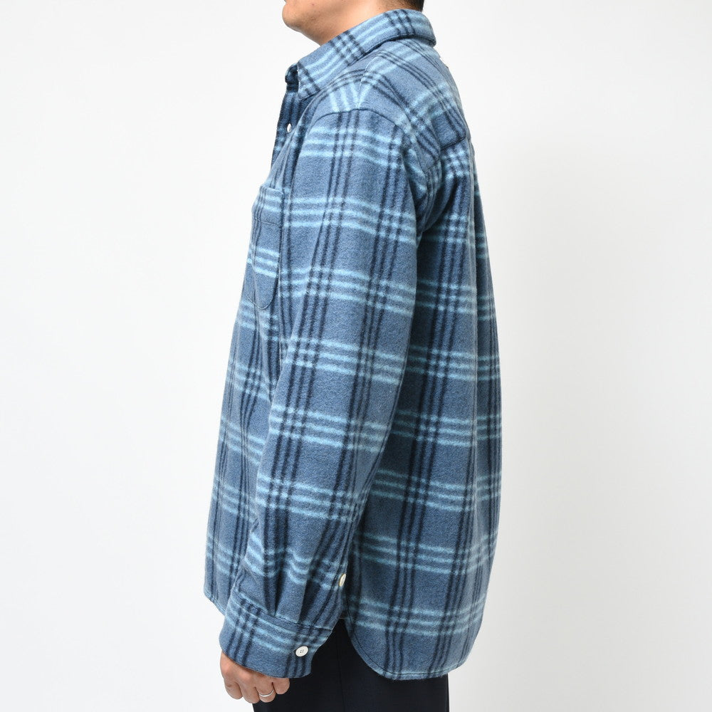 MARNI(マルニ) ポリエステルアクリルウールパイルチェックシャツ CUMU0212A2 UTP729