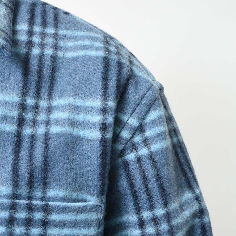 MARNI(マルニ) ポリエステルアクリルウールパイルチェックシャツ CUMU0212A2 UTP729