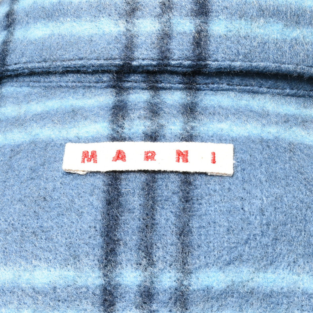 MARNI(マルニ) ポリエステルアクリルウールパイルチェックシャツ CUMU0212A2 UTP729
