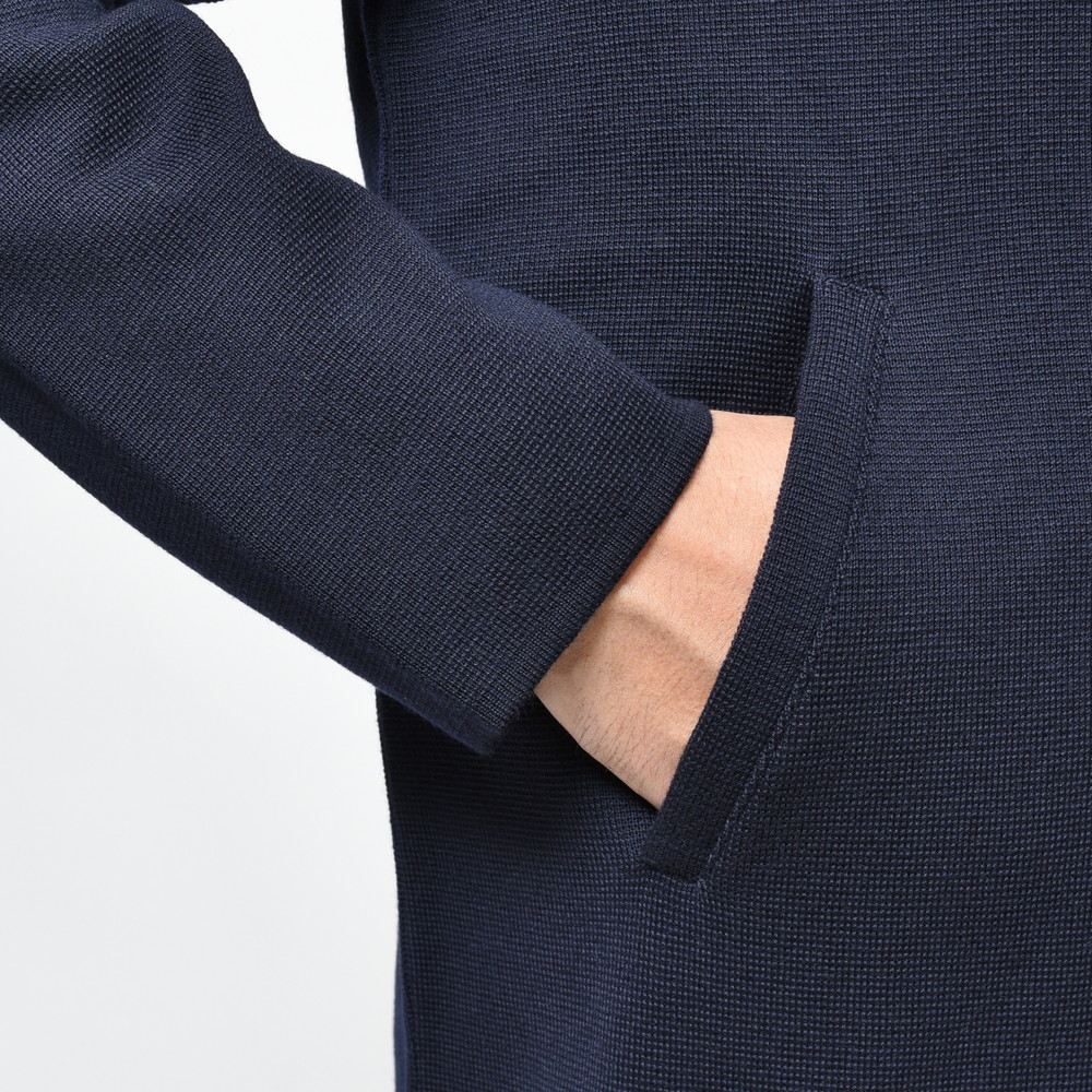 LARDINI(ラルディーニ) ウールミラノリブダブルブレストニットジャケット ALJM01J000