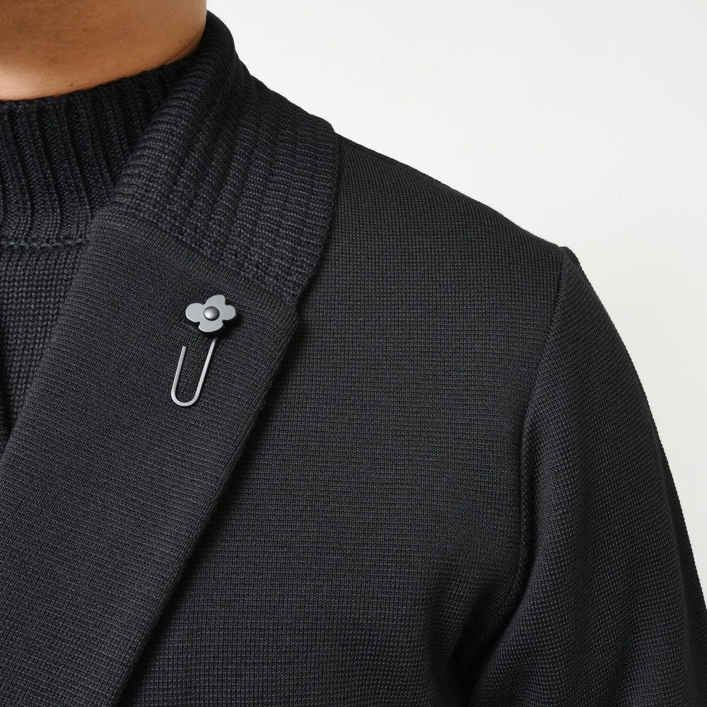 LARDINI(ラルディーニ) ウールミラノリブダブルブレストニットジャケット ALJM01J000