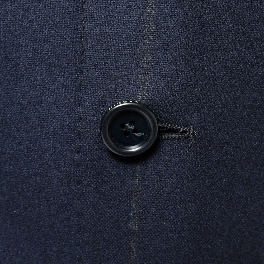 LARDINI(ラルディーニ) ADVANCEアドヴァンス ウールカシミアサキソニーチョークストライプ3B1プリーツスーツ 86107AQ435