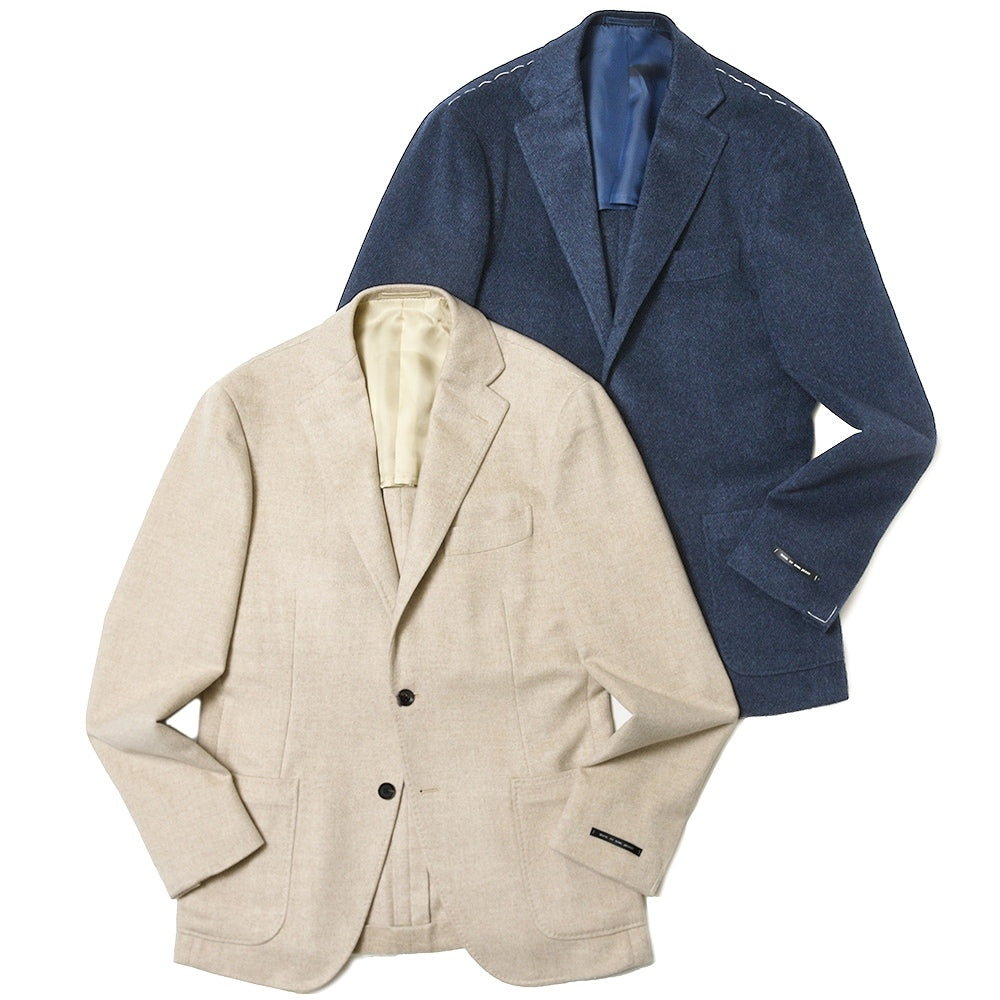 guji(グジ) カシミアフランネル3Bジャケット GUJ-02F(MADE BY RING JACKET / LoroPianaファブリック使用)【秋/冬】