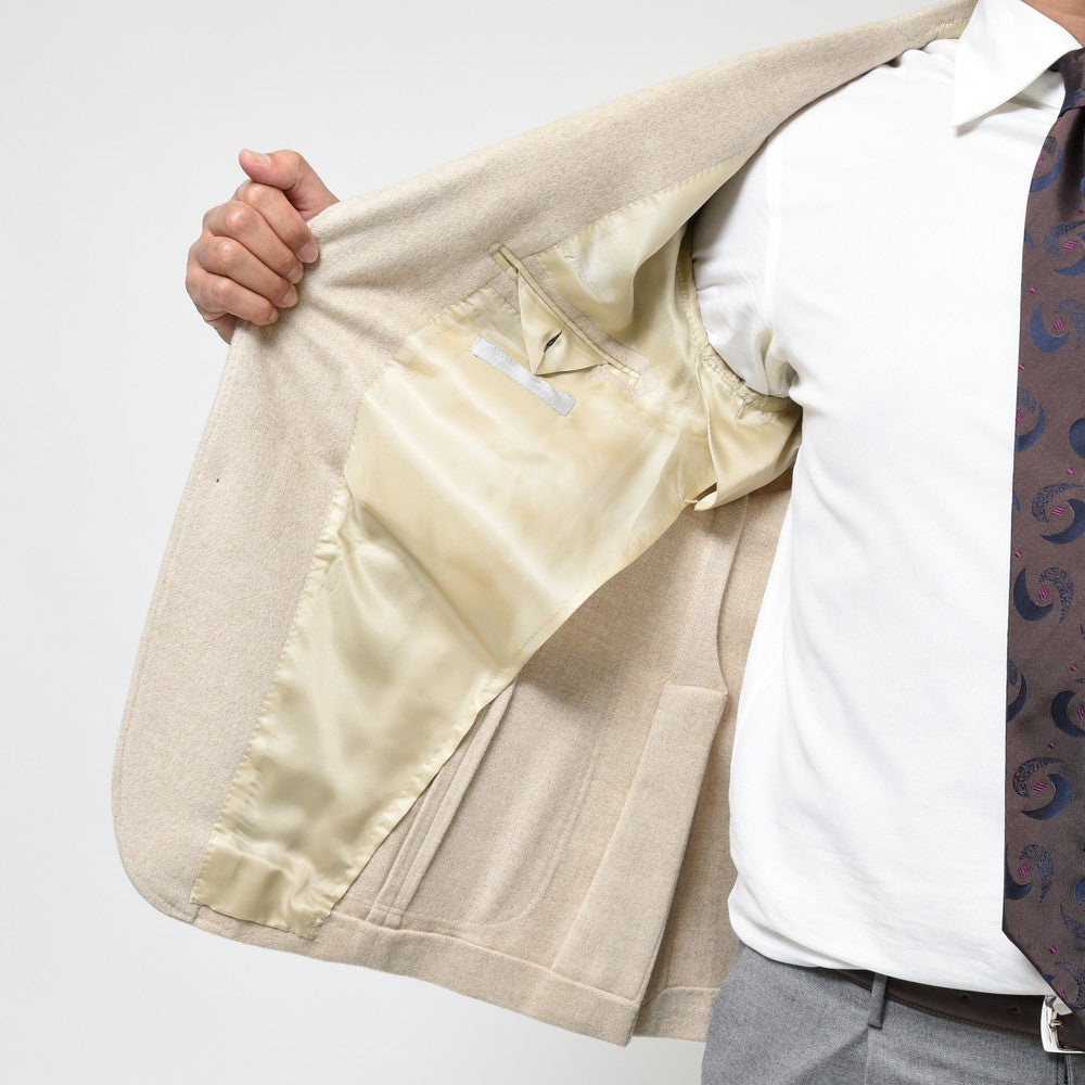 guji(グジ) カシミアフランネル3Bジャケット GUJ-02F(MADE BY RING JACKET / LoroPianaファブリック使用)【秋/冬】