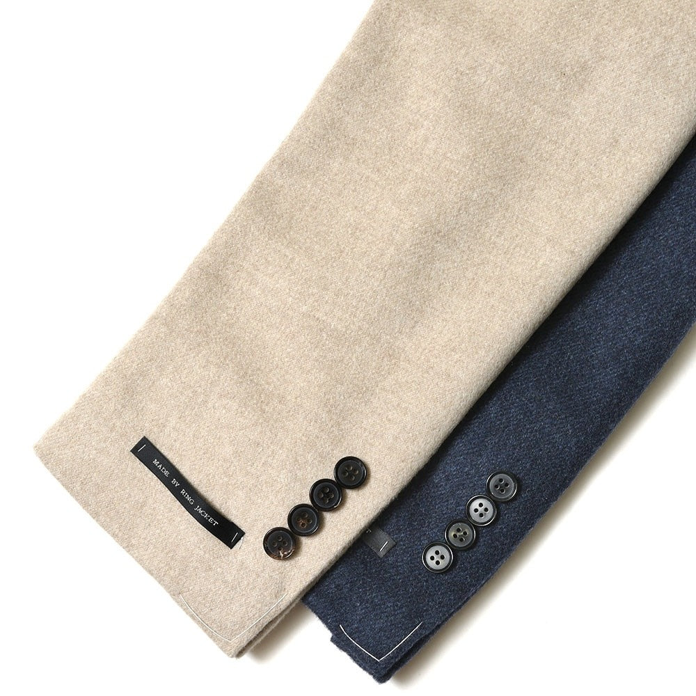 guji(グジ) カシミアフランネル3Bジャケット GUJ-02F(MADE BY RING JACKET / LoroPianaファブリック使用)【秋/冬】