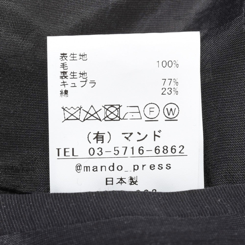 mando(マンド) ウールギャバジン1Bジャケット 23393-002