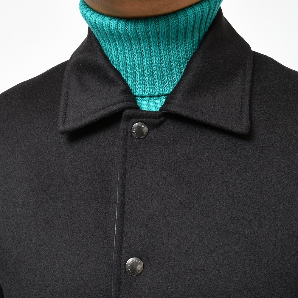EMMETI エンメティ RICHMOND ナッパチェラータ×ウールカシミヤフランネル コンビ 中綿入り スタジャン型 ブルゾン