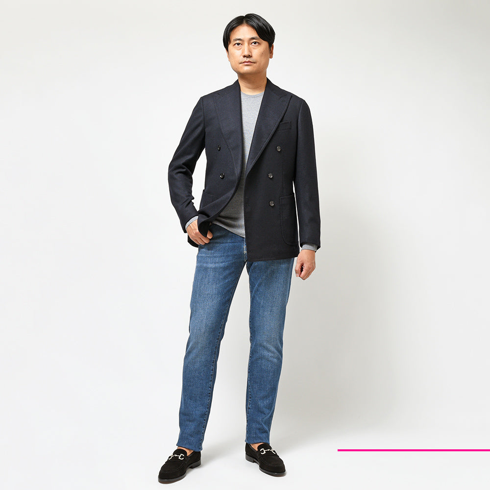 PT TORINO DENIM ピーティートリノデニム コットン ストレッチ ウォッシュド デニムパンツ SWING/SUPERSLIM FIT