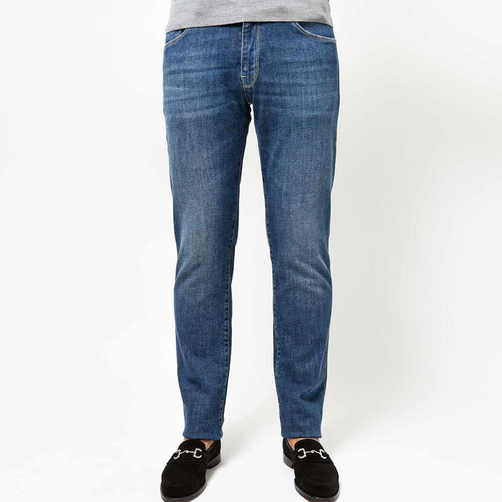 PT TORINO DENIM ピーティートリノデニム コットン ストレッチ ウォッシュド デニムパンツ SWING/SUPERSLIM FIT