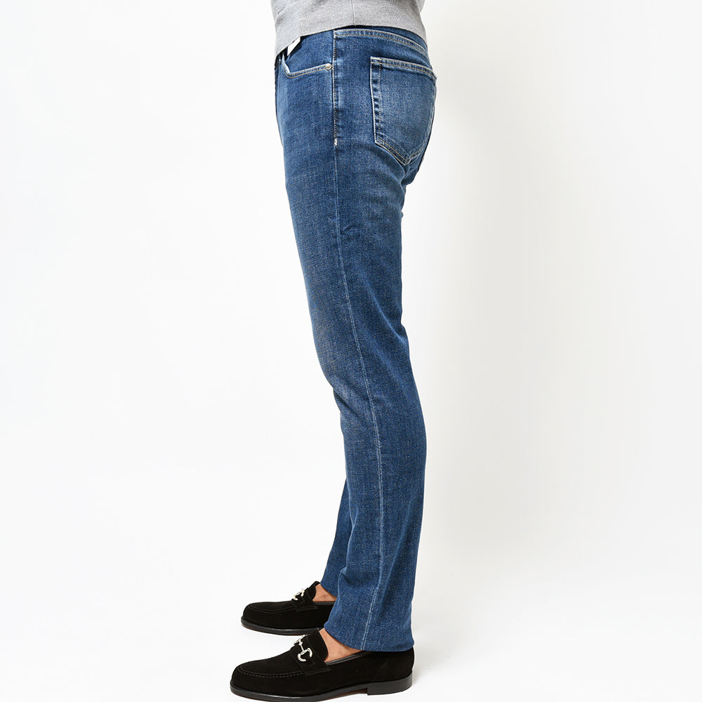 PT TORINO DENIM ピーティートリノデニム コットン ストレッチ ウォッシュド デニムパンツ SWING/SUPERSLIM FIT