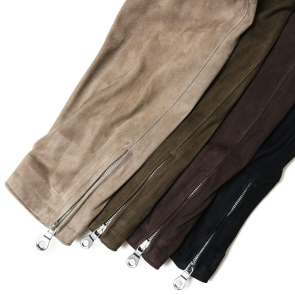 Cinquanta(チンクアンタ) ゴートスエードスタンドカラーシングルライダース H502/1-2011/2012