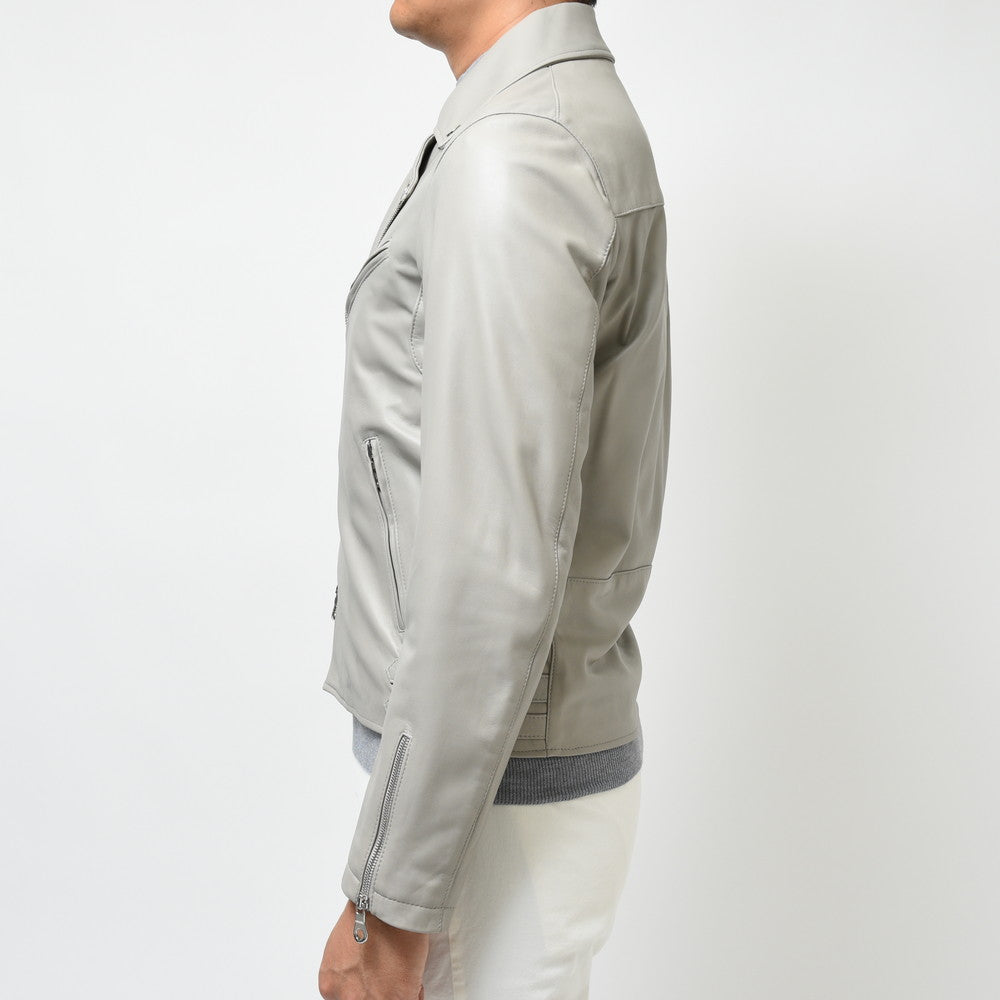 Cinquanta(チンクアンタ) ラムナッパレザーダブルライダース(0.6mm厚) H518/3-1010